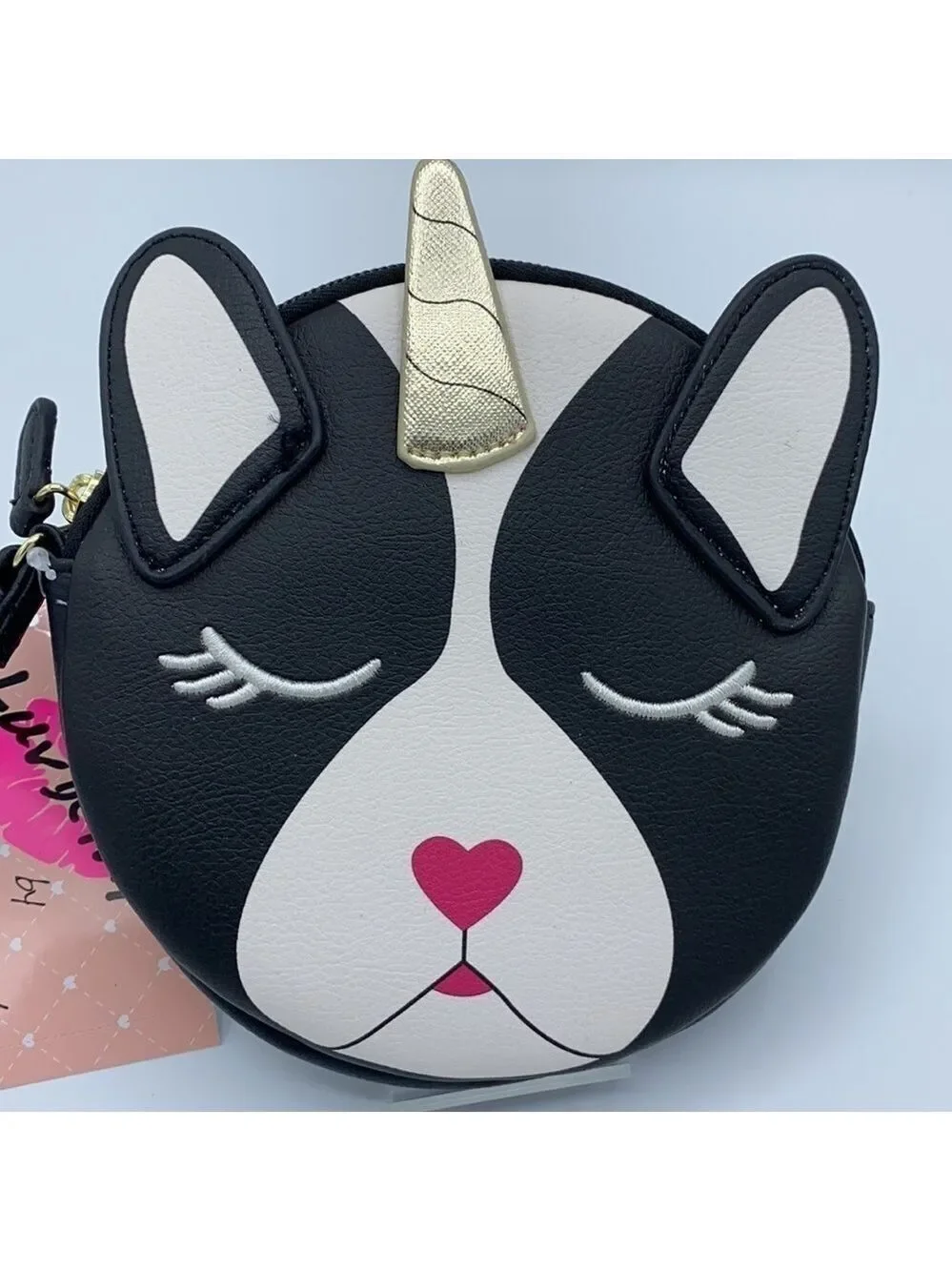 Betsey Johnson Unicorn Puppy Coin Purse Wristlet